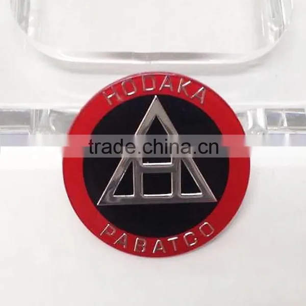 Cheap Custom Plastic Car Wheel Center Emblem Steering Round Car Badge photo-4