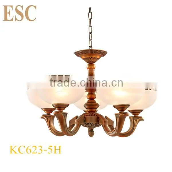 The SPANISH Marble Copper Chandelier photo-5