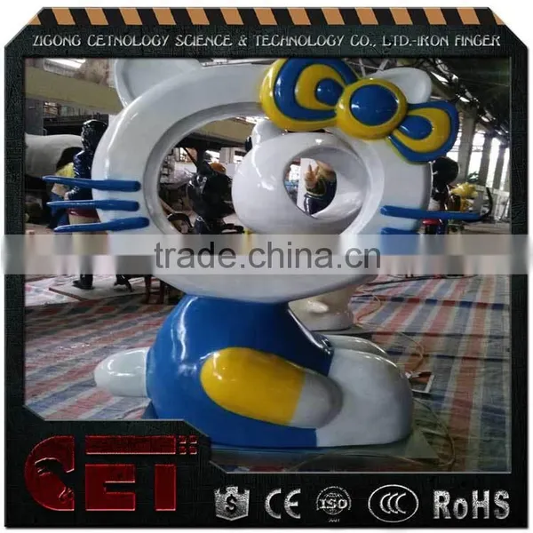 Christmas Fiberglass Statues Doraemon Statues Cute Cartoon Character Statue photo-3