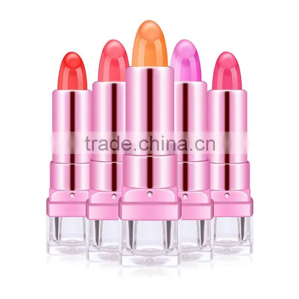 2016 New Waterproof Lipstick Makeup Jelly Fruit Lip Balm Stick Temperature Change Moisturizer Bright Surplus Lips Cosmetics photo-2