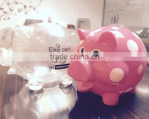Plastic Piggy Bank Piggy / Banks for Kids /pig Shaped Piggy Banks photo-4