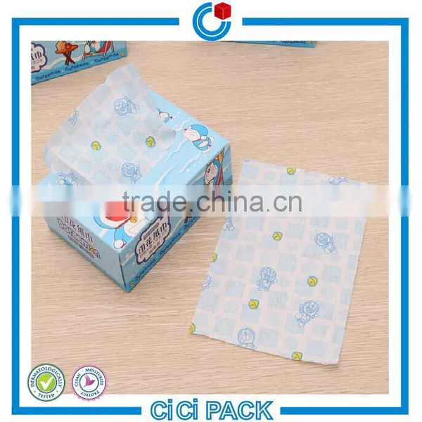 Facial Paper Tissue Box Custom Printed Cosmetic Tissue Box