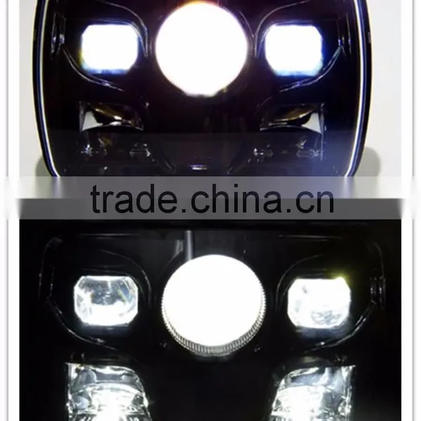 5x7 Rectangular Projector LED Headlight Sealed Beam Replacement With CRE-E Chips for Truck Motorcycle photo-5