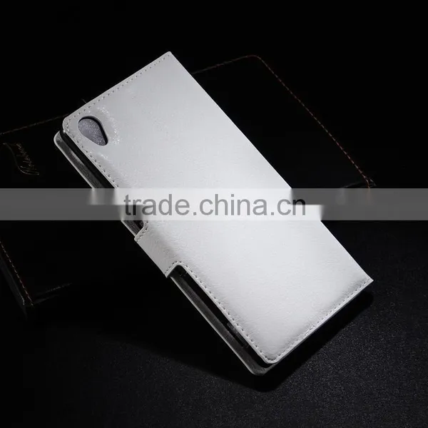 Hot Selling Funky Mobile Phone Leather Flip Wallet Case For Sony Xperia Z3 Ultra photo-4