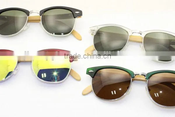 JMP628 UV400 Club Bamboo Sunglasses photo-5