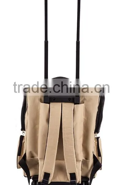 Rolling Backpack Luggage on Wheels With Mat photo-5