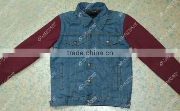 Denim Jacket With Fleece Fabric Sleeves and Inside 100% Original DuPont Kevlar photo-5