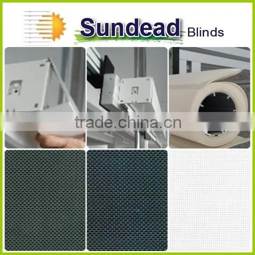 Custom Made Sun Screen Heavy Duty 38mm Industrial Roller Blinds Sunscreen Roller Blind Fabrics photo-6