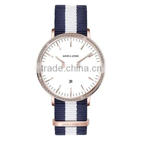 Sport Style Long Nato Nylon Strap Luxury Men High Quality Watch