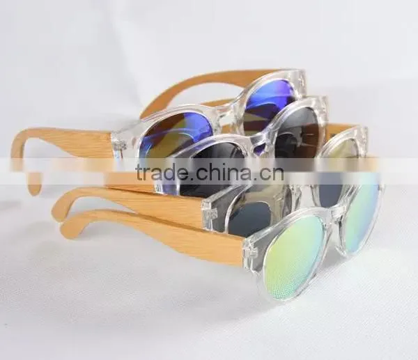 2015 High Quality FDA Natural Bamboo Acetate Sunglasses photo-6