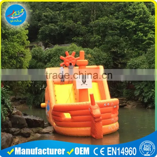 Air Tight Inflatable Pirate Ship Slide Inflatable Water Slide Supplier's Choice photo-2