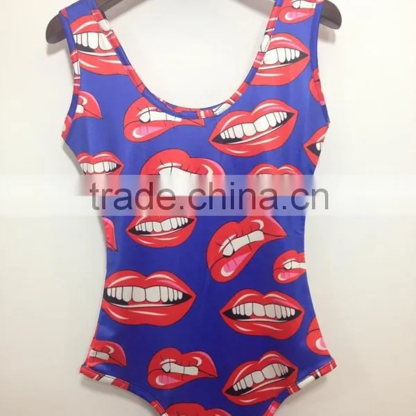 Fashion Digital Printing Women Swimsuit,Digital Sublimation Transfer Print Women One Piece Swimsuit, Swimming Wear photo-4
