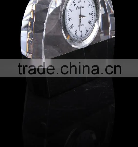 Crystal Clock Table for Decoration photo-2