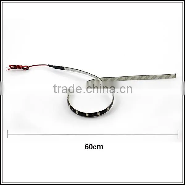 12v dc 60cm 5050 Smd 24 LED Strip Light Knight Rider Car Led Lights photo-6