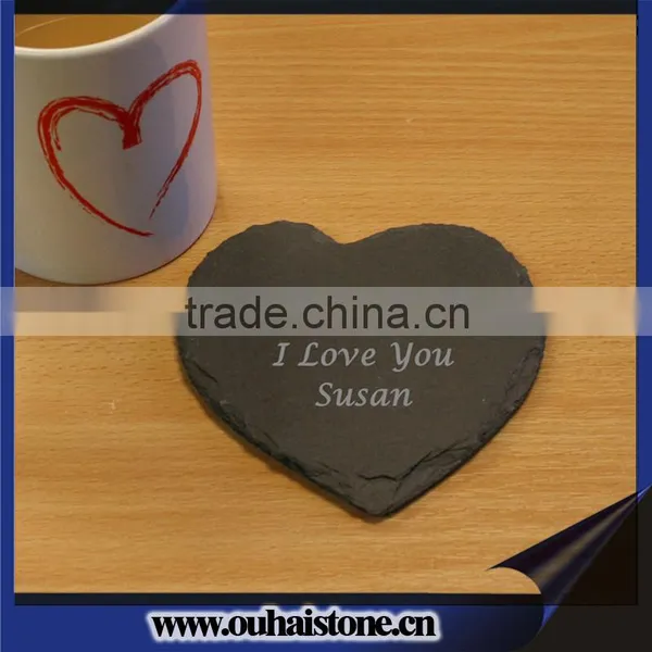 15x15cm New Fashional Slate Heart Art Craft photo-2