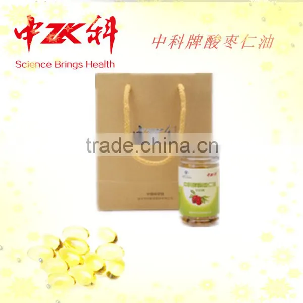 Zhongke Jujube Kernel Oil Capsule ,healthy Food ,capsule Improve Poor Sleep