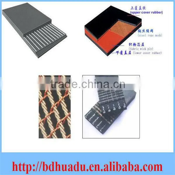 DIN Standard Tear Resistant Steel Cord Conveyor Belt