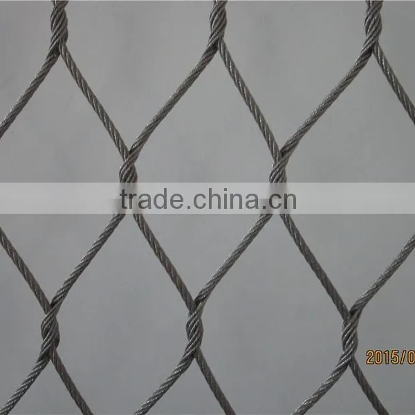 Stainless Steel Woven Wire Rope Mesh for Animal Enclosure photo-3