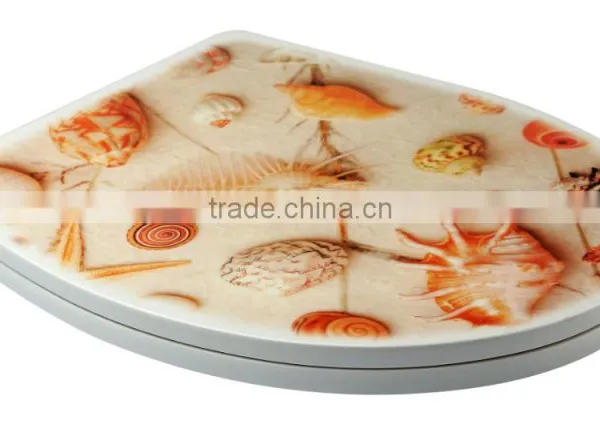 Urea Formaldehyde Toilet With Beautiful Applique Cover photo-3