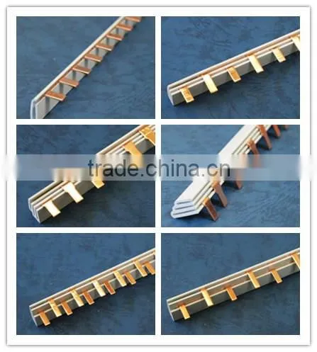Pin/needle type Circuit breaker copper busbar comb 1P/2P/3P/4P for C45