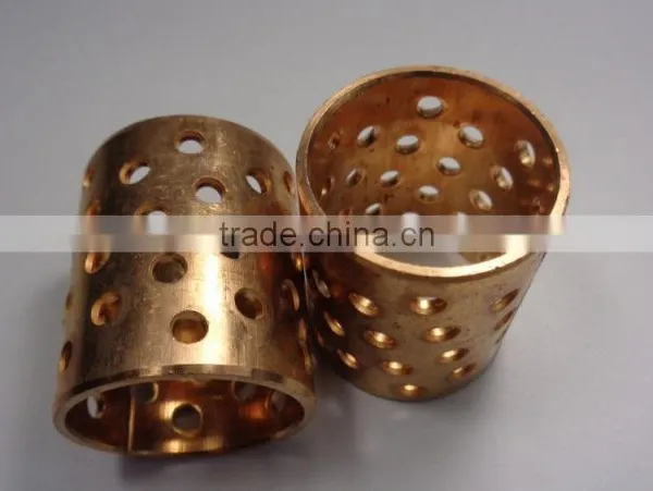High Performence Bronze With Through Hole Selflubricating Bushing Bearing photo-5