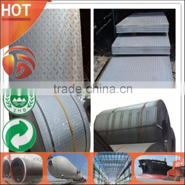 Hot Sale! Low Price! Large Stock! S235jr Q235b Ss400 St37 Checker/chequer Steel Plate Skid Steel Plate photo-3