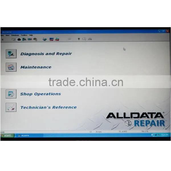 2012 Alldata V10.50 Auto Repair Software With 500G Harddisk