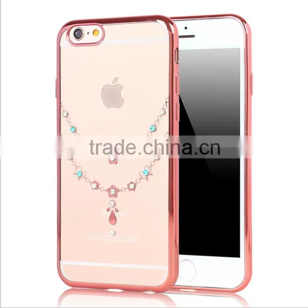 2016 Newest Mobile Phone Cover Case Electroplate Diamond Christmas Image Tpu for IPhone 6 6s 6plus photo-4