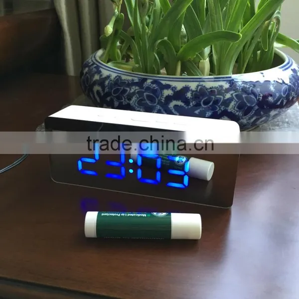 NEWLY TABLE LED CLOCK WITH MIRROR ET523 photo-2