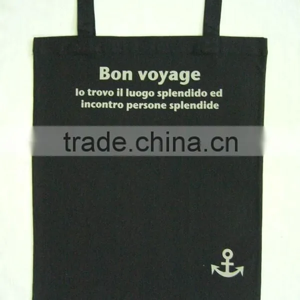 Cotton Canvas Custom Silk Sreen Printed Canvas Tote Bag photo-3