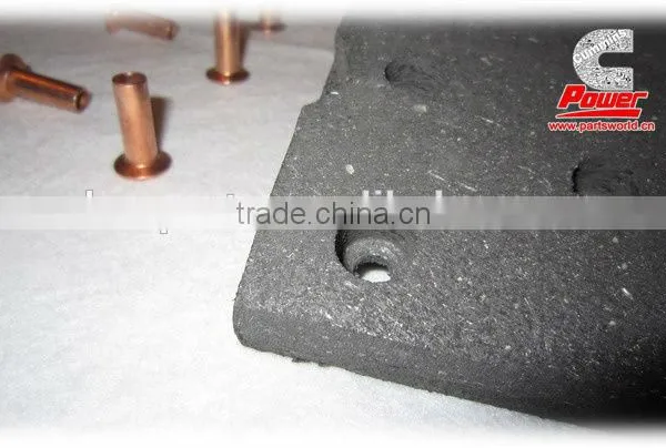 Hot Selling!! Truck Moulded Friction Brake Lining in Brake System, for Higer, Yutong Bus, KingLong DongFeng Bus, Zonda,ankai Bus