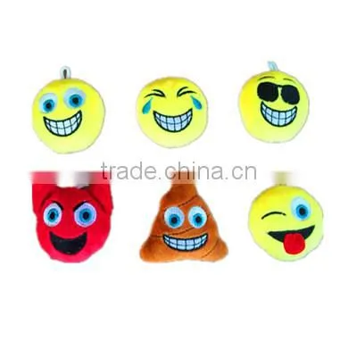 ICTI SEDEX Factory Wholesale Mini Emoji Keychain With Magnets