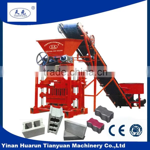 Professional and Multi-functional QT4-35 used block machine for sale