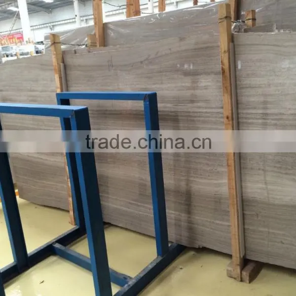 Grey Wooded Marble Slab Supplier 12"*24"*3/8" photo-4