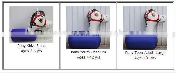 Inflatable Pony for Derby Race Game photo-3