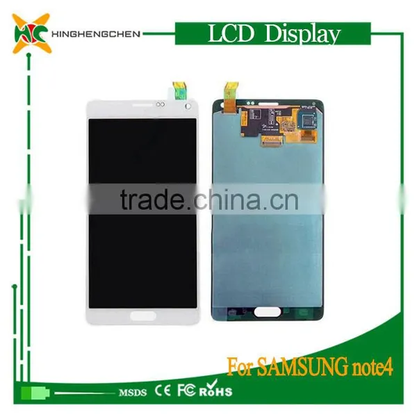100% Warranty Mobile Phone Touch Screen Digitizer LCD for Galaxy Note 4 N9100 Lcd photo-4