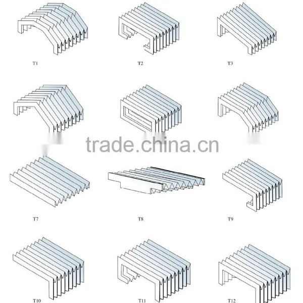 Factory Price Cnc Engraving Machinery Parts Accordion Bellow Cover photo-4