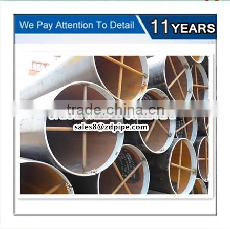 Oil Water Transmission SSAW Pipe GB/T9711 API 5l Standard