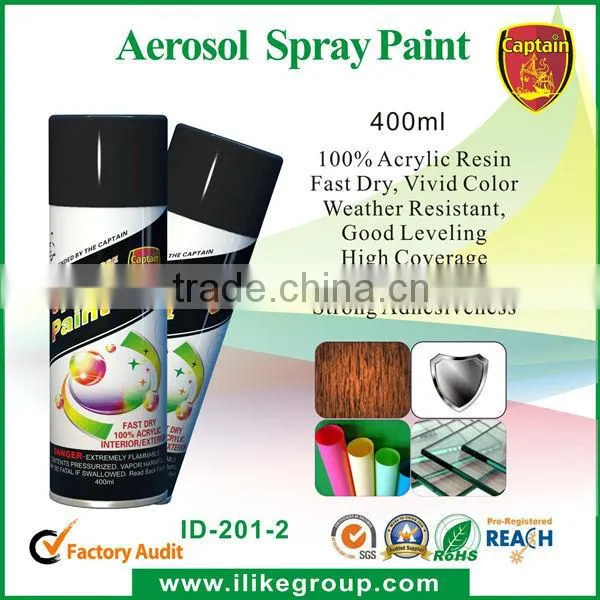 Acrylic Spray Paint (100% Acrylic Resin , Fast Dry, Vivid Color )