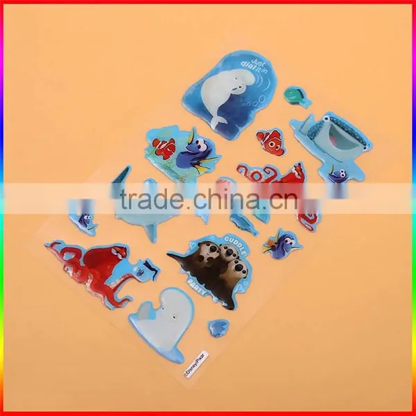 Adhesive Clear Dome Epoxy Resin Sticker, Cartoon Epoxy Sticker photo-2