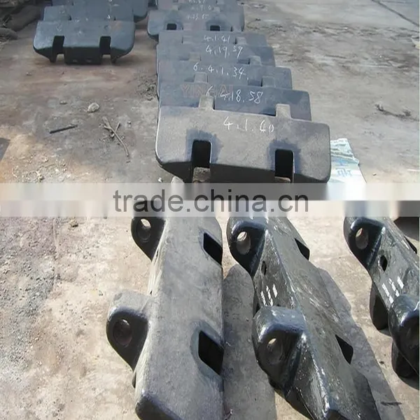 Steel Track Pad, Singe Grouser for Excavator KOMATSU Undercarriage Spare Parts photo-2