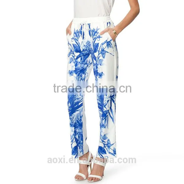 Clothing Supplier Office Wear Trousers All Over Print Ltweight Fashion Women Pants photo-4