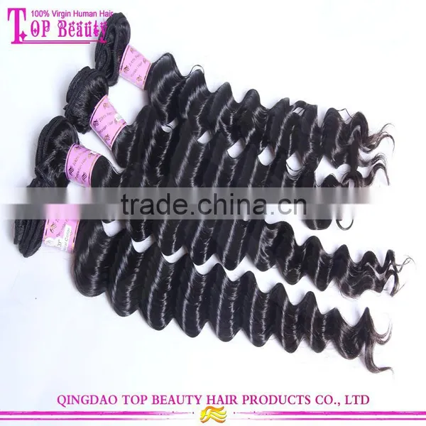 2016 Fashion Style Factory Price 10a Brazilian Virgin Hair Deep Wave photo-4