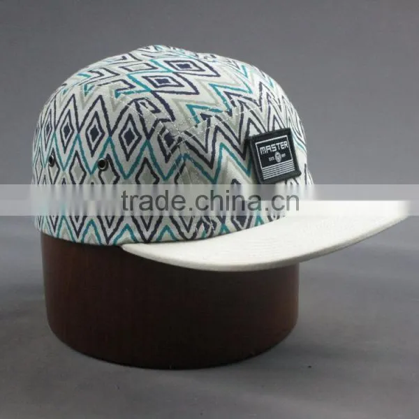 Customer High Quality 5- Panel Military Cap With Woven Badge photo-6