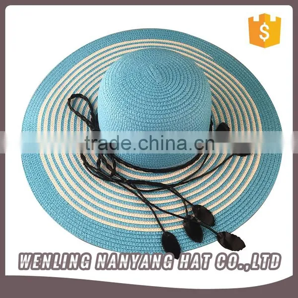 Wholesale Summer Blank Custom Floppy Straw Lady Hat Women Straw Hat for Sale photo-3