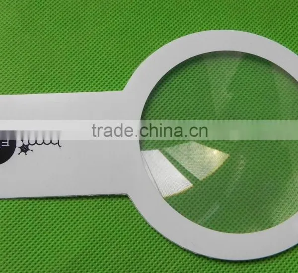 Popular High Quality Cute Appearance Plastic Bookmark Magnifying Glass Tuler photo-2
