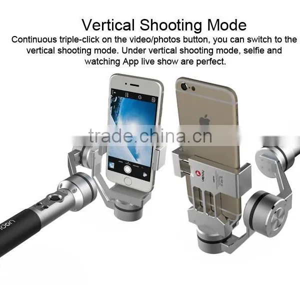 Free Rolling With Vertical Video Mode Brushless Stabilizer for go Pro photo-4