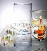 Transparent Plastic Cylinder Tube Container for Toy Gift Accessory Exhibition photo-2