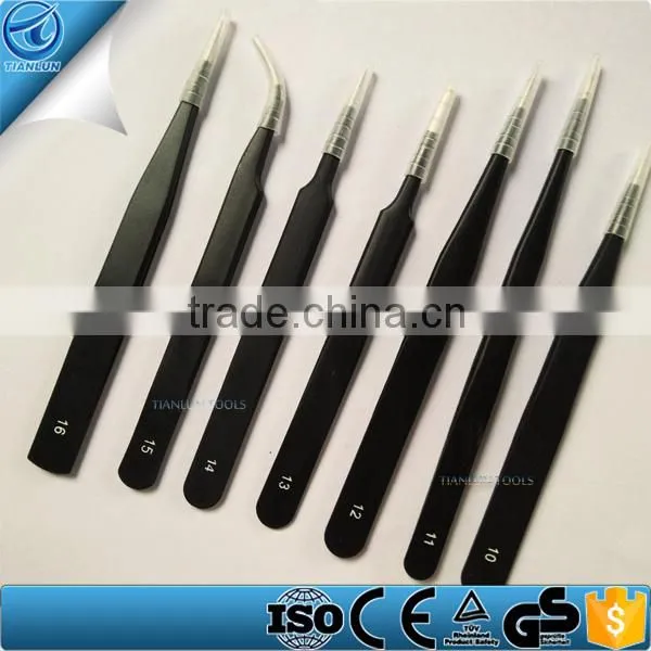 High Temperature Resistance ESD Stainless Steel Tweezers,Antistatic tweezers for mobile repair tools,smart medical ESD tweezers
