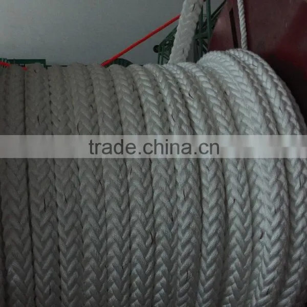 High Quality 12 Plait Braid Polyester Rope With Splice Eye and Canvas Protected at Both Ends photo-2